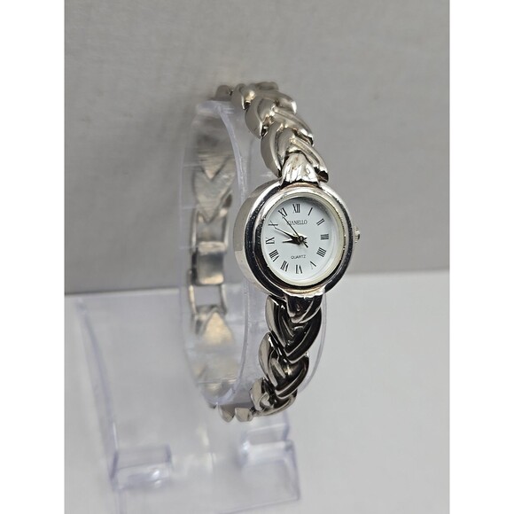 Gianello Sterling Silver 925 Ladies Bracelet Watch Roman Dial Quartz New Battery - Picture 3 of 12